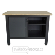 Pracovní dílenský stůl Matabro MB-TSK5410-L | 1 skříňka | 1 police | 1200 x 600 x 860 - 900 mm Náhled