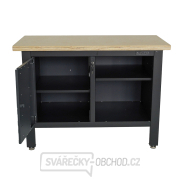 Pracovní dílenský stůl Matabro MB-TSK5410-L | 1 skříňka | 1 police | 1200 x 600 x 860 - 900 mm Náhled