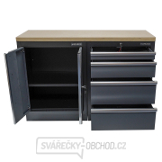 AKČNÍ SET Dílenská skříňka MB-TGC1304 a MB-TGC1300 s dřevěnou pracovní deskou MB-TGW53 Náhled