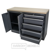 AKČNÍ SET Dílenská skříňka MB-TGC1305 a MB-TGC1300 s dřevěnou pracovní deskou MB-TGW53 Náhled