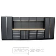 AKČNÍ SET Sestava 10 ks dílenského nábytku SET-CA01035 s dřevěnou pracovní deskou MB-TGW53 Náhled