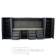 AKČNÍ SET Sestava 10 ks dílenského nábytku SET-CA01035 s dřevěnou pracovní deskou MB-TGW53 Náhled