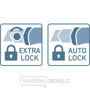 Nůž ulamovací s kovovou výstuhou a zásobníkem, 18mm Auto-lock Náhled