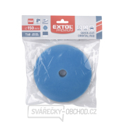 Kotouč leštící pěnový, orbitální, T60, modrý, ⌀150x25mm, suchý zip ⌀127mm Náhled