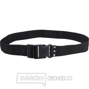 Opasek nylonový černý, š.5cm x d.122cm, plast. přezka, nylon gallery main image