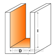 Drážkovací fréza dlouhá CMT C912 - D10x31,7 L60 S=8 HW Náhled