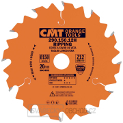 CMT Orange Pilový kotouč pro podélné řezy - D160x20 Z12 HW gallery main image