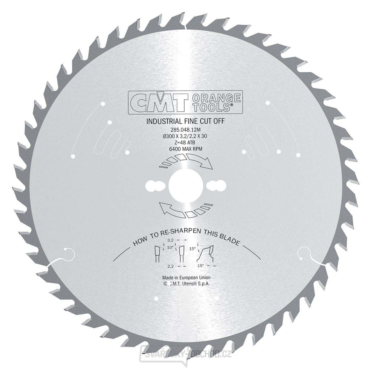 CMT Industrial Pilový kotouč pro podélné a příčné řezy - D280x2,8 d30 Z64 HW