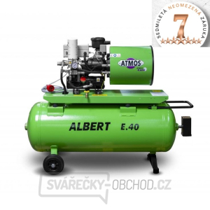 Šroubový kompresor Atmos ALBERT E.39 + Vzdušník gallery main image