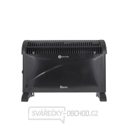 Černý konvektor s termostatem 2000W  Náhled
