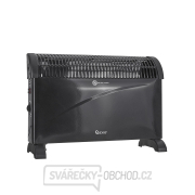 Černý konvektor s termostatem 2000W  Náhled