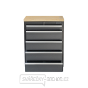 Dílenská skříňka s dřevěnou pracovní deskou | 5 šuplíků | 680x465x950 mm Matabro SET-CA01060 Náhled