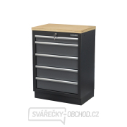 Dílenská skříňka s dřevěnou pracovní deskou | 5 šuplíků | 680x465x950 mm Matabro SET-CA01060 Náhled