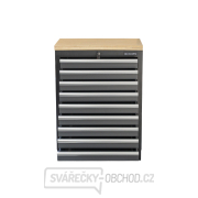 Dílenská skříňka s dřevěnou pracovní deskou | 9 šuplíků | 680x465x950 mm Matabro SET-CA01064 Náhled