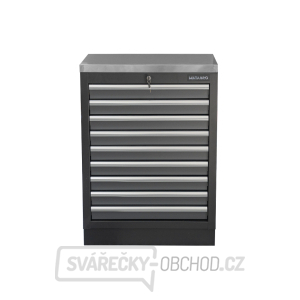 Dílenská skříňka s nerezovou pracovní deskou | 9 šuplíků | 680x465x950 mm Matabro SET-CA01065 gallery main image