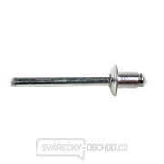 Souprava slepých nýtů BGS 8058 | hliník | 2,4 - 4,8 mm | 400dílná Náhled