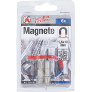 Sada magnetů BGS 79919 | extra silné | Ø 9,5 mm | 6dílná Náhled
