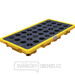 Vana pro vypouštění a odkapávání oleje BGS 70047 | s mřížkovým roštem | pro sudy 2 x 200 l gallery main image