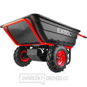 Dvoukolák nákladní s převodovkou aku, 300kg, 300l, 40V Li-ion, 6Ah Náhled
