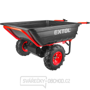 Dvoukolák nákladní s převodovkou aku, 300kg, 300l, 40V Li-ion, 6Ah gallery main image