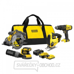 Kombinovaná sada V20 18V 1x2,0Ah 1x4,0Ah Stanley FatMax SFMCK412MDS gallery main image
