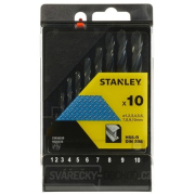 STANLEY STA56030 sada vrtáků do kovu 1-10mm gallery main image