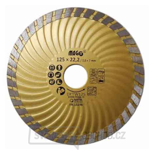 Diamantový kotouč TURBO-W 125x22,2mm gallery main image